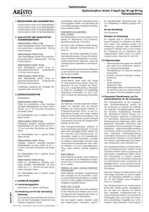 Hydromorphon Aristo 4/8/16/24 mg Retardtabletten