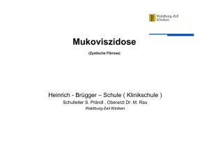 Mukoviszidose - Heinrich-Brügger