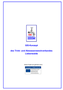 GIS-Konzept des Trink- und