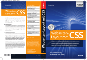 Webseiten- Layout mit CSS