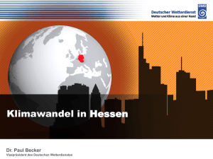 Klimawandel in Hessen