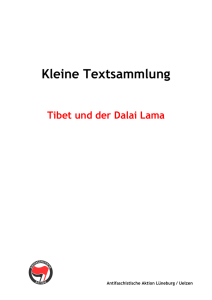 Kleine Textsammlung zu Tibet und dem „Dalai Lama“