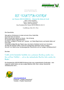 Musical DIE SCHATZTAUCHERIN-Info