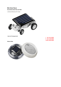 Mini Solar Racer
