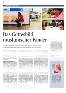 Das Gottesbild muslimischer Kinder // Kollegiat werden