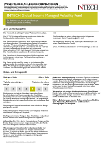 INTECH Global Income Managed Volatility Fund