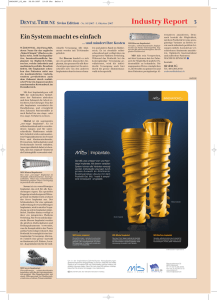 Industry Report 3 - Dental Tribune International