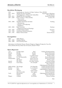 Angela Davis CV