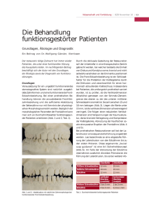 Die Behandlung funktionsgestörter Patienten