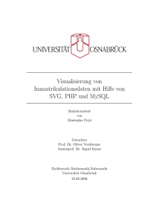 Visualisierung von Immatrikulationsdaten mit Hilfe von SVG, PHP