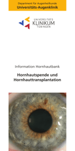 Informationsbroschüre - Universitätsklinikum Tübingen