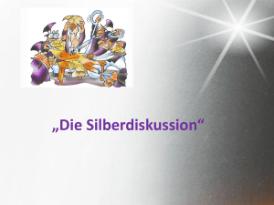 Die Silberdiskussion - Wundmanagement Tirol