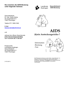 Aids - Landkreis Esslingen