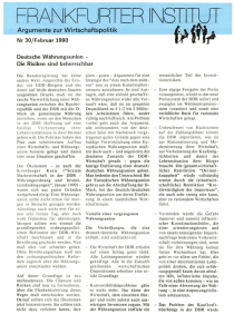 Argument 30 Deutsche Währungsunion