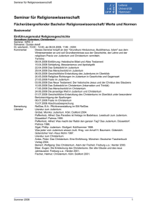 Seminar für Religionswissenschaft