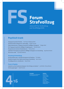 Heft 4 - Forum Strafvollzug