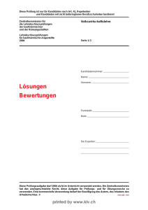 Lösungen Bewertungen