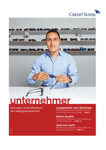 unternehmer - Credit Suisse