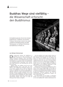 die Wissenschaft erforscht den Buddhismus