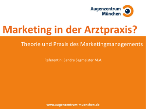 Theorie und Praxis des Marketingmanagements