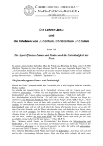 Die Lehren Jesu und die Irrlehren von Judentum, Christentum und