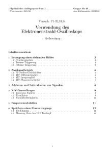 Verwendung des Elektronenstrahl