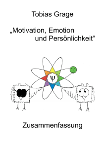 Motivation, Emotion und Persönlichkeit