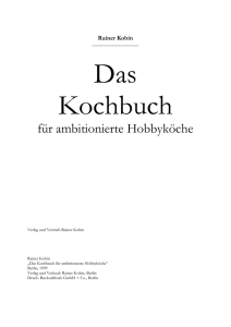 Kobins Kochbuch