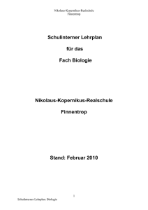 Biologie - Nikolaus- Kopernikus