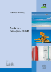 Tourismus- management - IST
