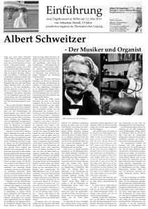 Artikel Sebastians Artikel Albert Schweitzer