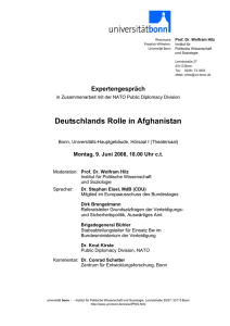 Deutschlands Rolle in Afghanistan