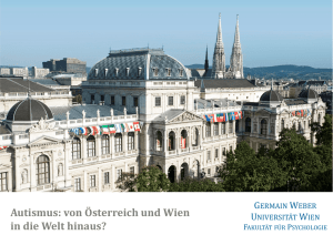 Autismus: von Österreich und Wien in die Welt hinaus?