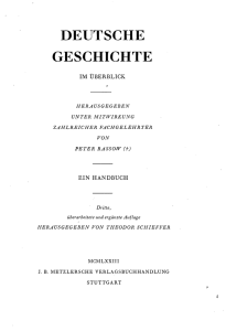 deutsche geschichte - Universitäts