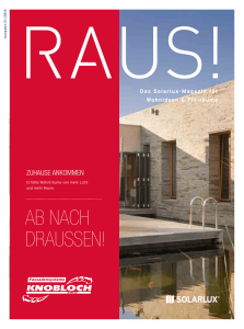 Das Knobloch Kundenmagazin RAUS!