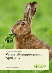 Veranstaltungsprogramm April 2017