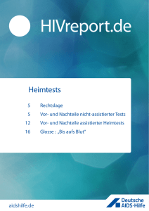 Heimtests - HIV.Report