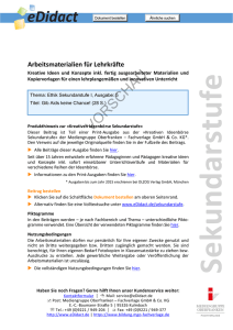 Arbeitsmaterialien Sekundarstufe