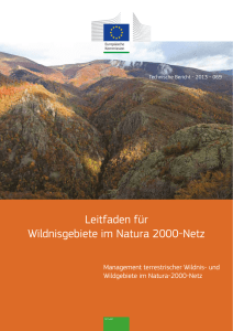 Leitfaden für Wildnisgebiete im Natura 2000-Netz