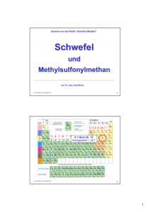Schwefel Schwefel - FORUM VIA SANITAS