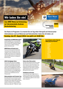 BMW Motorrad Erlebnistag - MTG
