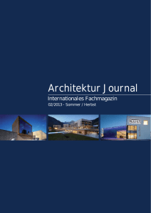 ARCHITEKTUR JOURNAL