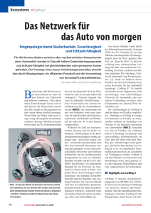 Das Netzwerk für das Auto von morgen