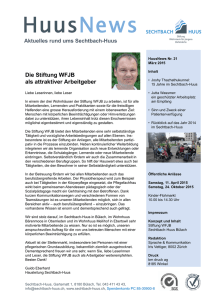 HuusNews Nr. 21 / März 2015 - Sechtbach-Huus