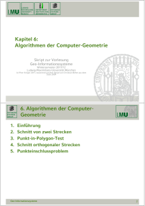 Kapitel 6: Algorithmen der Computer