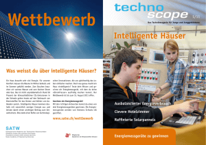 Technoscope 1/11: Intelligente Häuser