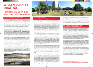 Wissen schafft Qualität. - Fakultät WiSo Uni Hamburg