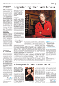 Neue Luzerner Zeitung 22.3.2011