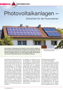 Photovoltaikanlagen