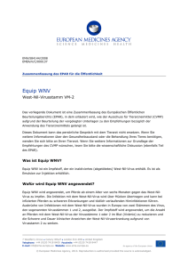 Equip WNV, INN-inactivated West Nile virus - EMA